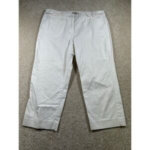 Loft Petites Womens Size 6P White Capri‎ Pants